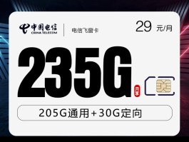 電信飛窗卡 29元235G 18-59周歲